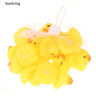 [Sunking] 20pcs/bag Rubber Yellow Duck Baby Shower Water Toys Children Gift Baby Bath Toys Hot Sell