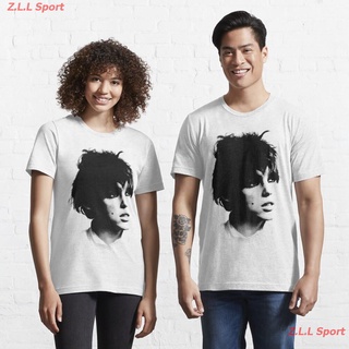 เสื้อยืดผ้าฝ้ายพิมพ์ลายZ.L.L Sport แอนดี วอร์ฮอล Andy Warhol  edie sedgwick Essential T-Shirt เสื้อพิมพ์ลาย เสื้อยืดผู้ช