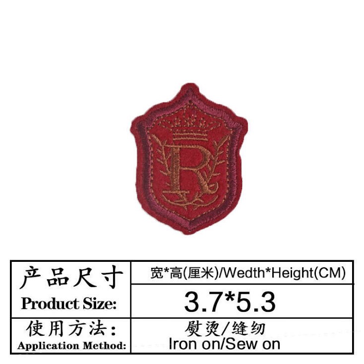 ด้ายทองด้ายเงิน Preppy สไตล์ Badge Epaulette Armband รูปที่ 4