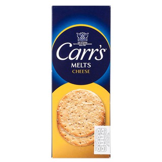 คาร์สแครกเกอร์จมูกข้าวสาลีและชีสชนิดเค็ม 150กรัม Carrs crackers wheat germ and salted cheese 150g.