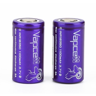 Vapcell INR 18350 1100 mAh 9A (1ก้อน)