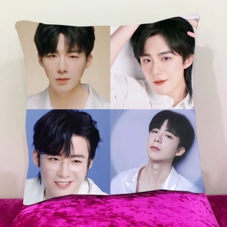 หมอนอิงสั่งทำ ใส่ได้4รูป หมอนอิงขนนุ่ม หมอนอิงโซฟา หมอนอิงในรถ หมอนอิง Cushions Liu Yuning หลิวอวี่หนิง