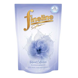 Fineline ไฟไลน์เนเชอรัลคอลเลคชั่น ผลิตภัณฑ์ปรับผ้านุ่มสูตรเข้มข้นกลิ่นวอเตอร์ฮาโมนี่สีม่วง 1400มล.