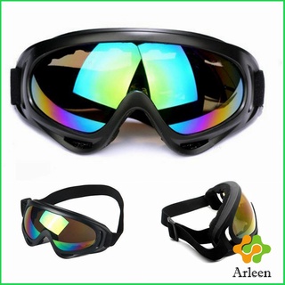 Arleen แว่นตากันลม สำหรับปั่นจักรยาน กันแดด แว่นตากันฝุ่น Goggles