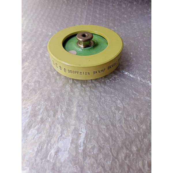 Capacitor/High Frequency 300PF 9KV.HF 9KVdc 30KVA +-10%  Capacitor คาปาซิเตอร์ความถี่สูง ไฮโวลท์ แบบ