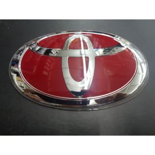 Logo Toyota สีแดง ขนาด 17 cm