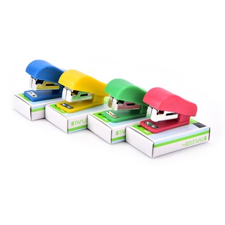 ใหม่ Office Student School Home Mini Cartoon Paper Document Stapler With Staples Setส่งฟรีเมื่อซื้อครบ 99บาท