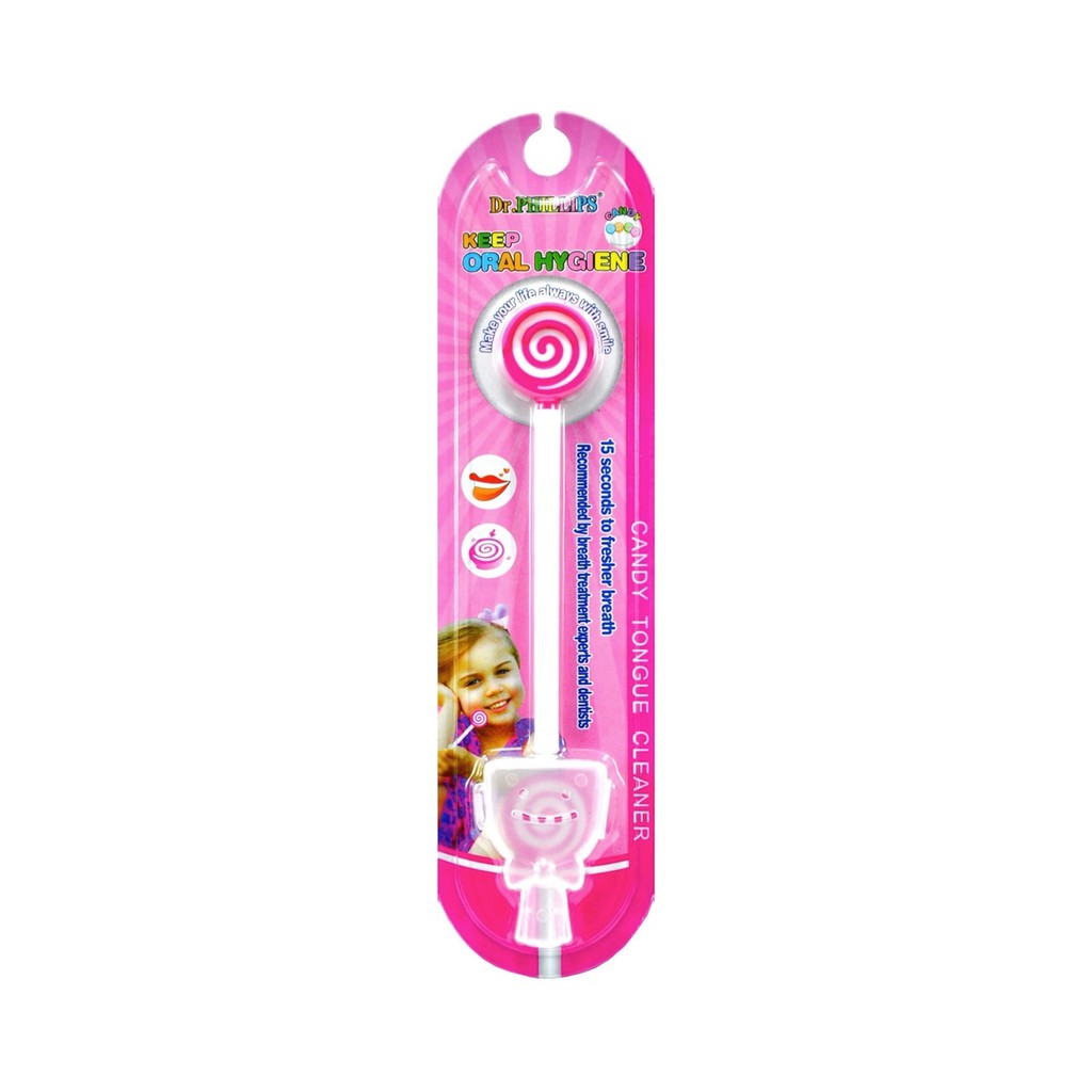 Dr.Phillips Keep Oral Hygiene ที่ขูดลิ้น อุปกรณ์ทำความสะอาดลิ้น รุ่นแคนดี้ Candy Tongue Cleaner - รูปที่ 4
