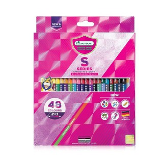 สีไม้ 2 หัว 48 สี S-Series มาสเตอร์อาร์ต