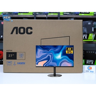 จอ (MONITOR) AOC IPS U27V4 4K 27 นิ้ว (ของใหม่) P11855