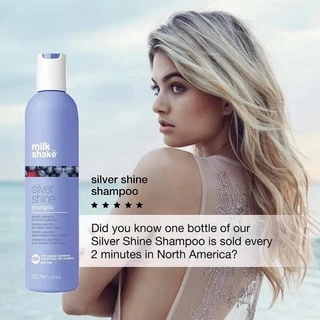 ซิลเวอร์ ลด ส้ม เหลือง MILK SHAKE SIVER SHINE 200 300 1000 ML.แชมพูม่วง ครีมนวดผมม่วง วิปครีม ซิลเวอร์ ช่วยลดส้ม เหลือง