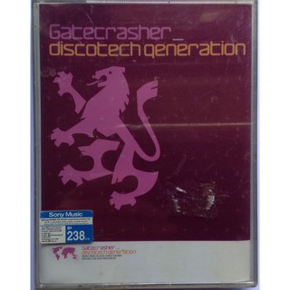 Cassette Tape เทปคาสเซ็ตเพลง Gatecrasher Discotech Generation 2 ม้วนคู่ ลิขสิทธิ์ ซีล