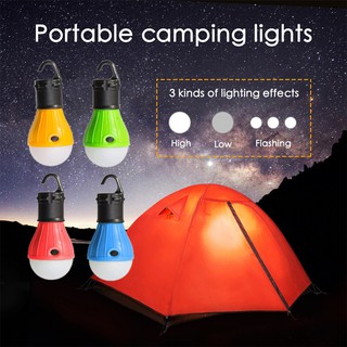 หลอดไฟ LED ไฟแขวน ดวง Mini Portable Tent Light  ปรับได้3โหมด ไฟฉุกเฉิน หลอดไฟฉุกเฉิน Camping Flashlight หลอดไฟพกพา