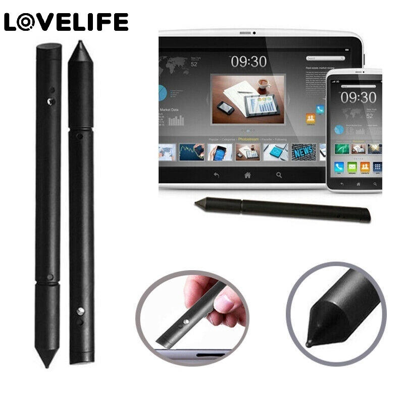 ปากกาสไตลัส หน้าจอสัมผัส แบบบาง 2 in 1 / ดินสอสไตลัสหน้าจอสัมผัส / เข้ากันได้กับโทรศัพท์มือถือสมาร์ทโฟน Android Samsung huawei xiaomi ios iphone Tablet iPad