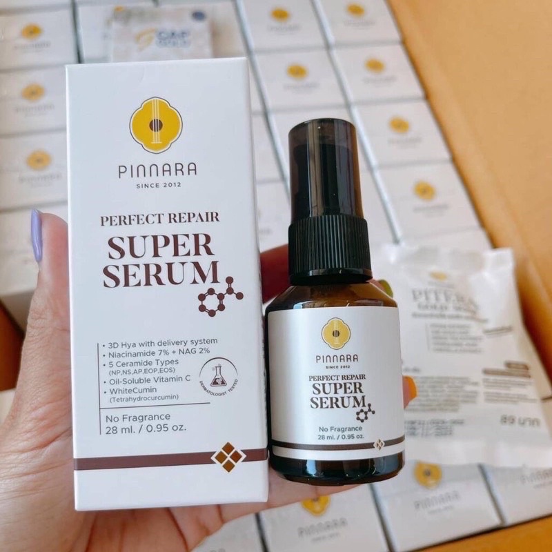 [10 ขวด] Pinnara Perfect Repair SuperSerum 28ml - พิณนารา ซุปเปอร์ เซรั่ม ขนาด 28 มิลลิลิตร