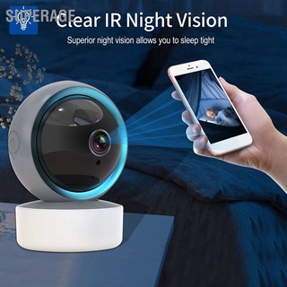 Superage 2.4GHz 5GHz WiFi Camera 1080P Security Indoor Cam Infrared Night Vision 2 Way Audio Motion Detection Alarm for Tuya