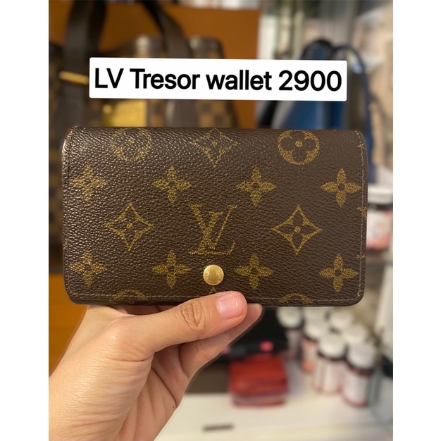 LV tresor wallet แท้ มือสอง