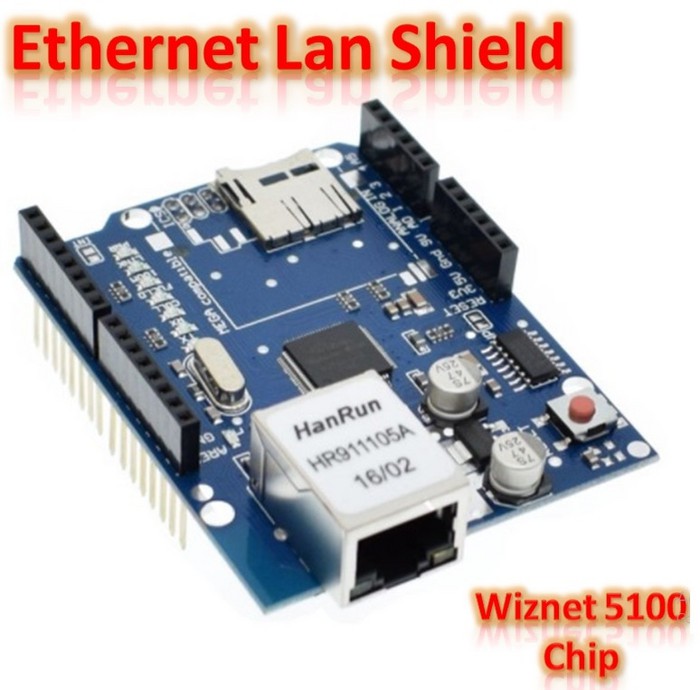 Ethernet Shield W5100 สําหรับ Arduino Uno Mega 2560