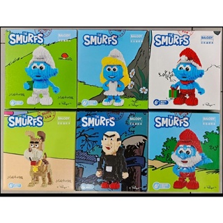 มี6แบบจ้าเลโก้นาโนการ์ตูนดังSMURFSมาเป็นเซ้ตให้สะสมกันจ้า