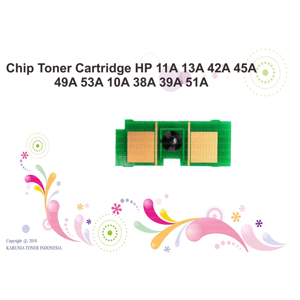 Chip Toner สําหรับใช้ใน Laserjet 11A 13A 42A 45A 49A 53A 10A 38A 39A 51A