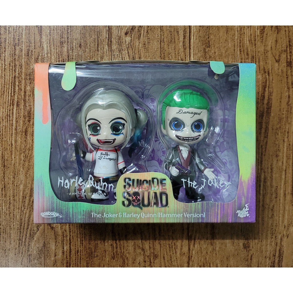 Hot toys Cosbaby Suicide Squad The Joker &amp; Harley Quinn [Hammer Ver.]