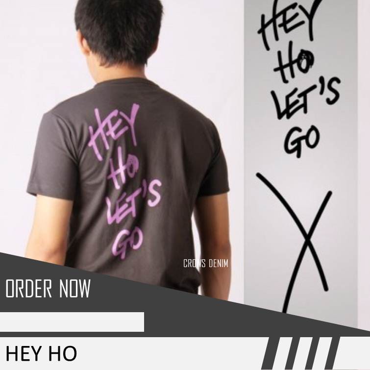 เสื้อยืด Hey HO เสื้อยืด Genji TAKIYA เสื้อยืด Unisex.