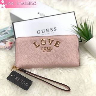 Guess Corner Zip Around Wallet ของแท้ ราคาถูก