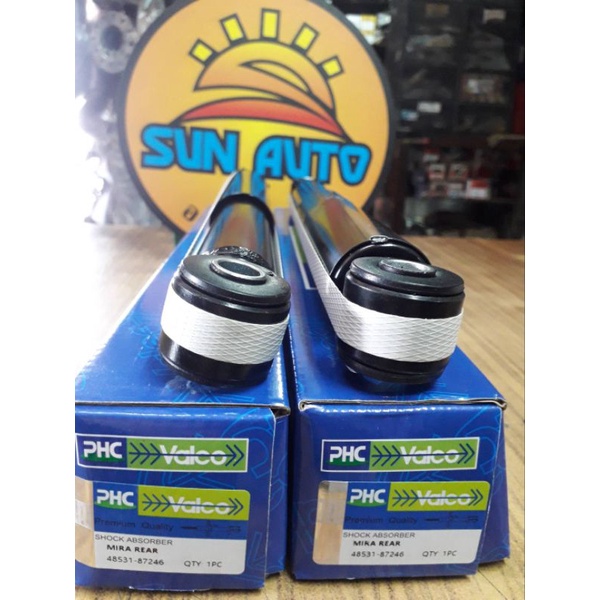 โช๊คหลัง  ไดฮัทสุ มิร่ายาว 17 นิ้ว ยุบ 13 นิ้ว DAIHATSU   MIRA   คู่ละ  1490  บาท