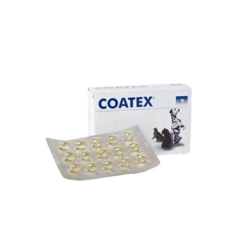 coatex vetplus แบ่งขาย(ไม่มีกล่อง) อาหารเสริมบำรุงขนสุนัข อาหารเสริมบำรุงขนแมว