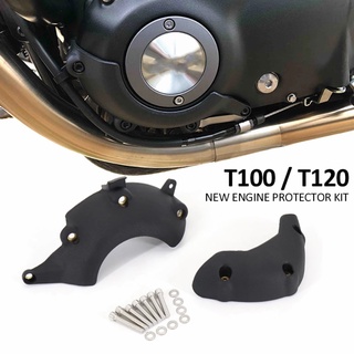 ฝาครอบป้องกันเครื่องยนต์ สําหรับ Triumph Bonneville T100 T120 Thruxton RS 1200 2017