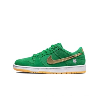 【พร้อมส่ง ของแท้ 100%】Nike SB Dunk Low Pro Shamrock  ผ้าใบ รองเท้าวิ่ง