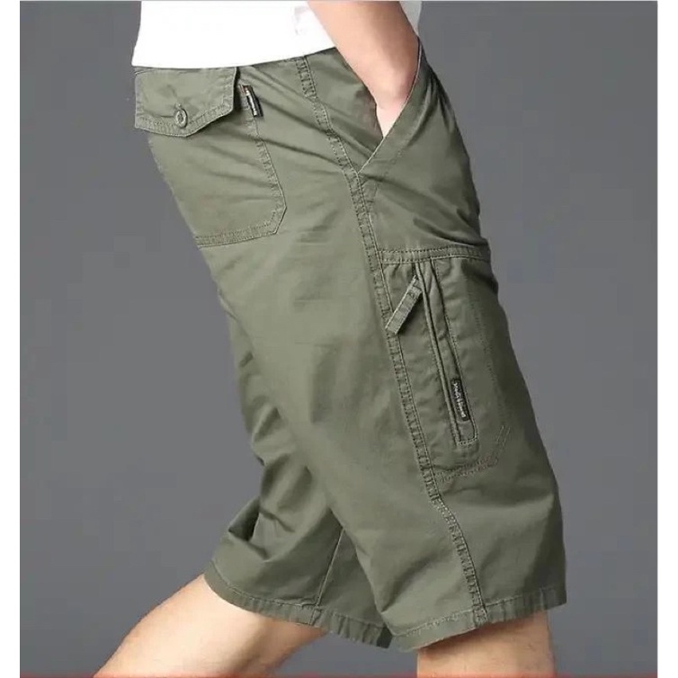 กางเกงขาสั้นชาย   (พร้อมส่ง) ผ้าฟอก 28-42 รวมสีขายดี Set 1  