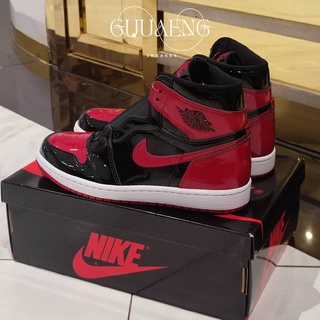 (ลดอีก 250.- กดรับโค้ดหน้าแอพ) Jordan 1 Retro High OG Patent Bred ✅พร้อมส่ง แท้ 100%✅