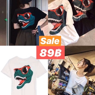 🦖พร้อมส่ง🦖เสื้อยืดไดโนเสาร์ ‼️ญ/ชใส่ได้หมดน่ารักสุดๆ