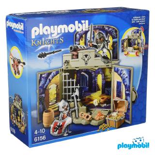 Playmobil 6156  Knights Secret Knights Treasure Room Play Box แอ็คชั่นฟิกเกอร์  อัศวิน เซ็ตกล่อง-ห้องลับสมบัติอัศวิน