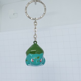 พวงกุญแจโลหะ มีกระดิ่ง  Pokemon~ Bulbasaur keychain