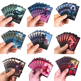 Mtg ปลอกการ์ดจอ ลายการ์ตูนโปเกม่อน กันน้ํา กันรอยขีดข่วน 66x91 มม. 60 ชิ้น ต่อถุง