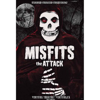 โปสเตอร์ Misfits มิสฟิตส์ โปสเตอร์วงดนตรี โปสเตอร์ติดผนัง โปสเตอร์สวยๆ ภาพติดผนัง poster