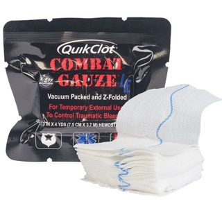 North American Rescue - Combat Gauze Le, Hemostatic Bandage ผ้าก๊อซห้ามเลือด ลดการไหลของเลือดที่ออกจากแผล