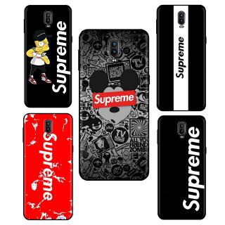 Supreme Realme 3 5 Q Reno 2 10 X Z 5 A 9 Pro 2020 รองเท้าผ้าใบลําลองเคสปกอ่อน