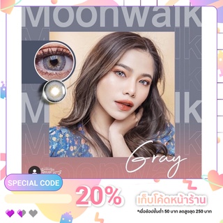 คอนแทคเลนส์ รุ่น Moonwalk gray (Dreamcolor) มีค่าสายตาตั้งแต่  0.50 -6.00 [กรอกโค้ด TCUHPVV ลด 40.-]