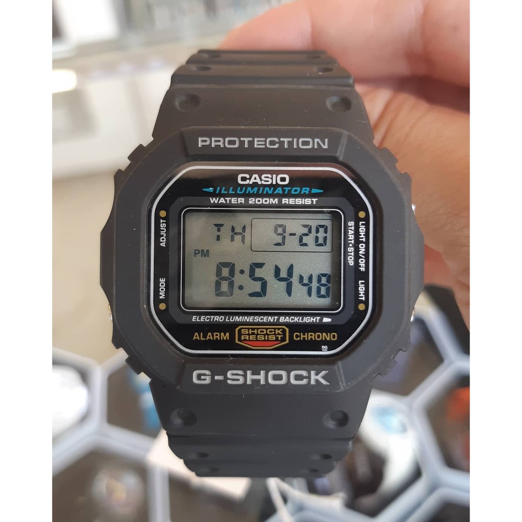 G shock Dw- 5600E -1VS นาฬิกาข้อมือผู้ชาย นาฬิกาคาสิโอ้