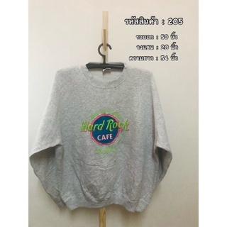 เสื้อสเวตเตอร์วินเทจ สเวตเตอร์ USA (Hard Rock Cafe)