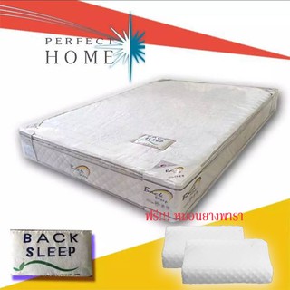 Thep ที่นอนสปริงผ้านุ่มเสริม Pillow Top 1 ด้าน ขนาด 5 ฟุต รุ่น BACK SLEEP -5