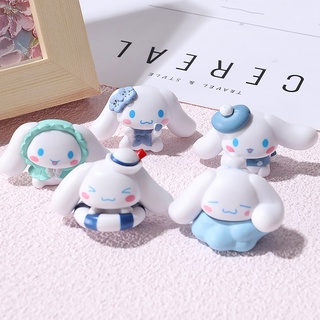 ตุ๊กตาฟิกเกอร์ Sanrio Cinnamoroll Swimming Ring Kawai ของเล่นคริสต์มาส ของสะสม ของสะสม วันเกิด สําหรับเด็ก 5 ชิ้น ต่อชุด