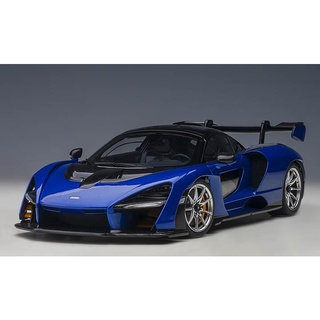 AUTOart 1/18 : 76079 McLAREN SENNA (TROPHY KYANOS/BLUE)