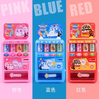 ❤️พร้อมส่ง❤️Playhouse vending machine ตู้กดน้ำของเล่นสำหรับเด็ก Robacarpoli ไม่ใช้ถ่านนะคะ มีสีแดงกับสีฟ้าให้เลือก