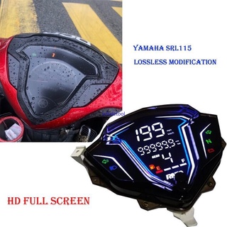 เครื่องวัดความเร็วรถจักรยานยนต์ Yamaha Lagenda 115 FI Srl115 FI SRL 115 FI Aveta Rx110 DGITAL METER ​เครื่องวัดหน้าจอ Lcd