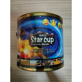 ขนม Star Cup Maoji รสช็อกโกแลต 1 กระปุก (6 กรัมx100 ชิ้น)