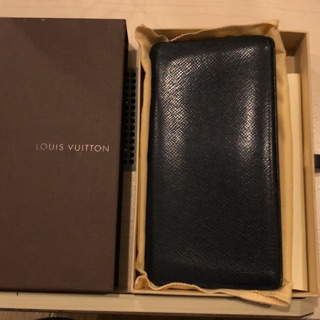 Used LV Long Wallet EPI Navy Blue